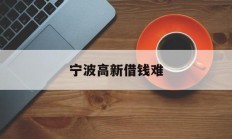 宁波高新借钱难