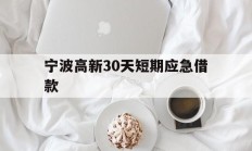 宁波高新30天短期应急借款