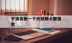 宁波高新一个月短期小额借款