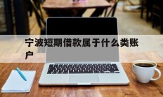 宁波短期借款属于什么类账户