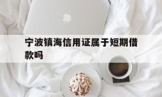 宁波镇海信用证属于短期借款吗