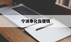 宁波奉化在借钱
