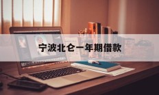 宁波北仑一年期借款