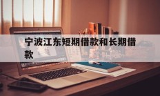 宁波江东短期借款和长期借款
