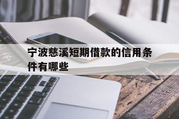 宁波慈溪短期借款的信用条件有哪些 宁波慈溪短期借款的信用条件有哪些
